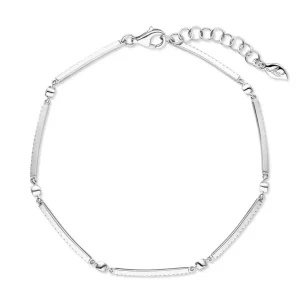 Armband Bar, 18 Karat Weißgold, Diamanten-LEAF Hot