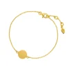 Armband Slices, 18 K Gelbgold vergoldet-LEAF New