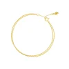 Armkette Ball Chain Double, 14 Karat Gelbgold-LEAF Outlet