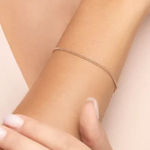 Armkette Ball Chain Double, 14 Karat Rosegold-LEAF Online