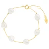Armkette Barock Pearls, 14 Karat Gelbgold-LEAF Clearance