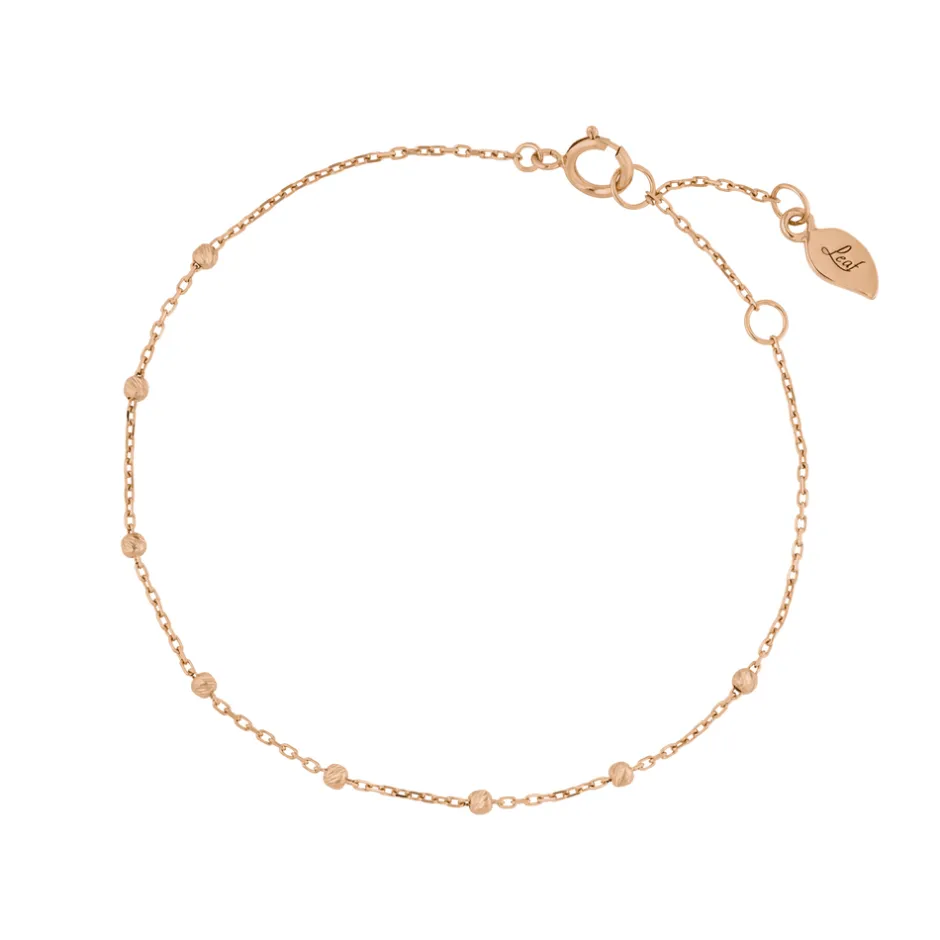 armkette_beads__karat_ros_0.webp Armkette Beads, 14 Karat Rosegold-LEAF Hot