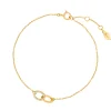 Armkette ETERNAL TOUCH, Diamanten, 14 Karat Gelbgold-LEAF Best