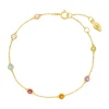 Armkette Fine Gems, 14 Karat Gelbgold-LEAF Outlet