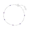 Armkette Flying Gems, Amethyst, 925 Sterlingsilber-LEAF New