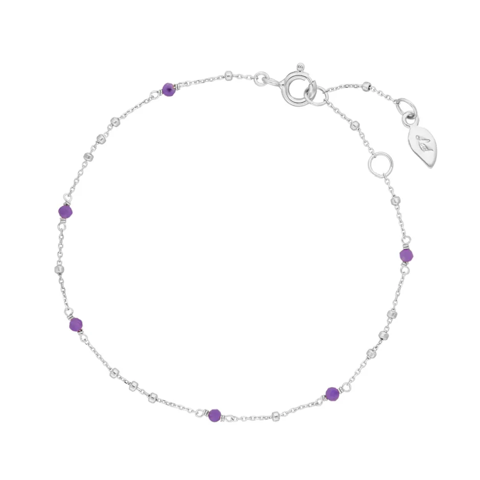 armkette_flying_gems_amet_0-2.webp Armkette Flying Gems, Amethyst, 925 Sterlingsilber-LEAF New