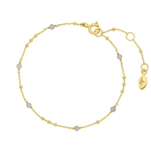 Armkette Flying Gems, Labradorit, 18 K Gelbgold vergoldet-LEAF Online