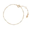 Armkette Flying Pearls, 18 K Rosegold vergoldet-LEAF Online