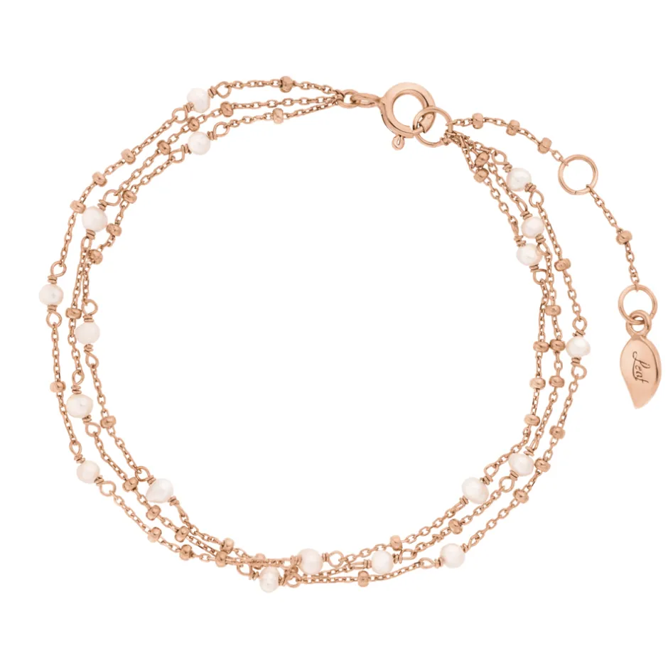 armkette_flying_pearls_re_0-1.webp Armkette Flying Pearls, 3-reihig, 18 K Rosegold vergoldet-LEAF Discount