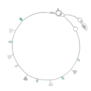 Armkette Hearts Amazonit, 925 Sterlingsilber-LEAF Discount