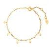 Armkette Labradorit Stars, 18 K Gelbgold vergoldet-LEAF Hot