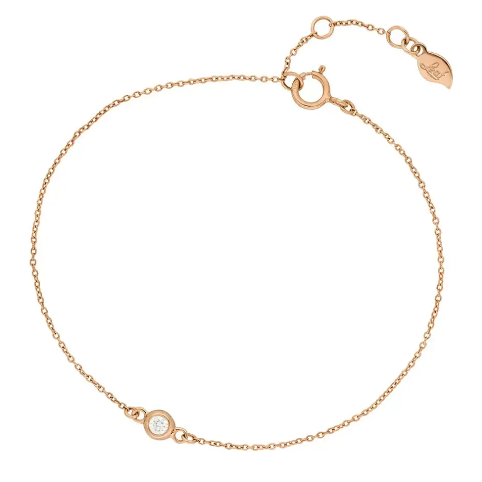 armkette_my_first_diamond_0-5.webp Armkette MY FIRST DIAMOND, 14 Karat Rosegold-LEAF Hot