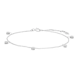 Armkette MY FIRST DIAMOND Charms, 14 Karat Weißgold-LEAF Discount