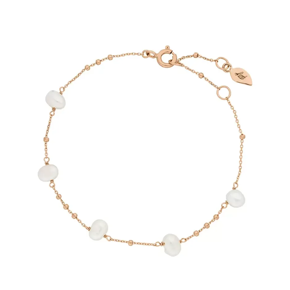 armkette_perle__k_rosegol_0.webp Armkette Perle, 18 K Rosegold vergoldet-LEAF New