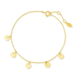Armkette Platelet, 14 Karat Gelbgold-LEAF Best