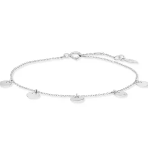 Armkette Platelet, 14 Karat Weißgold-LEAF Discount