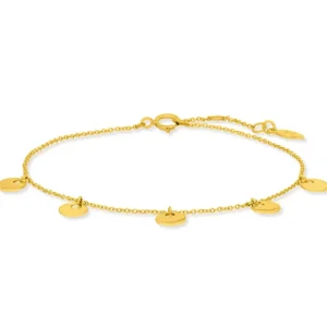 Armkette Platelet, 14 Karat Gelbgold-LEAF Best