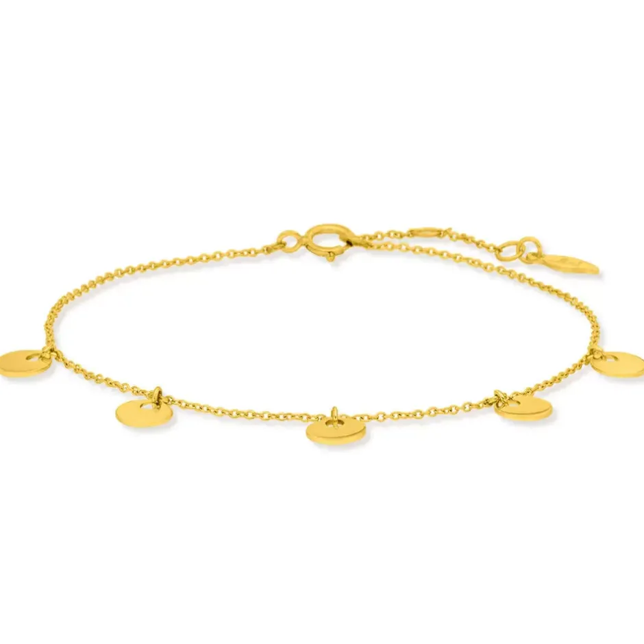 armkette_platelet__karat__2.webp Armkette Platelet, 14 Karat Gelbgold-LEAF Best
