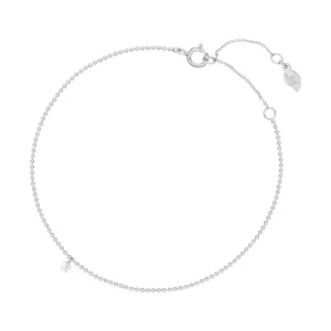 Armkette PURE Ball Chain, Diamant, 14 Karat Weißgold-LEAF Discount