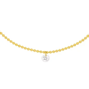 Armkette PURE Ball Chain, Diamant, 14 Karat Gelbgold-LEAF Sale