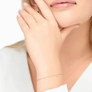 Armkette PURE Diamanten, 18 Karat Rosegold-LEAF Outlet