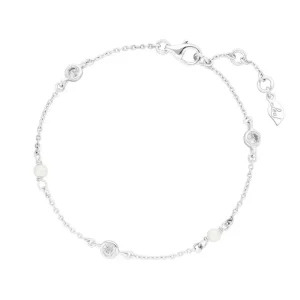 Armkette Pure mit Süßwasserzuchtperlen, 925 Sterlingsilber-LEAF Best