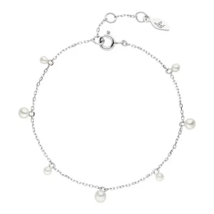 Armkette Rain Drop, 925 Sterlingsilber, Perle-LEAF Fashion