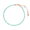 Armkette Serenity, Amazonit, 18 K Rosegold vergoldet-LEAF Hot