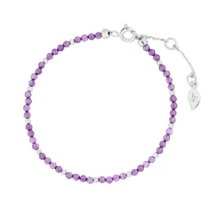 Armkette Serenity, Amethyst, 925 Sterlingsilber-LEAF Clearance