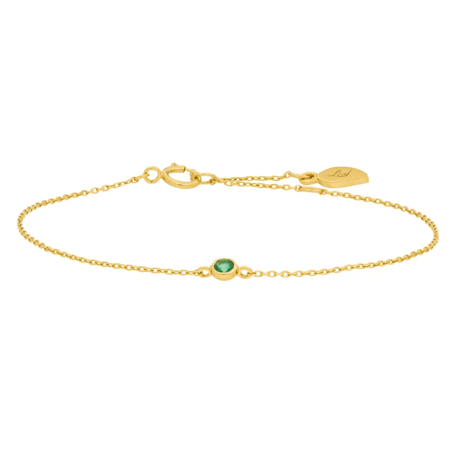 armkette_smaragd__karat_g_4.webp Armkette Smaragd, 14 Karat Gelbgold-LEAF New