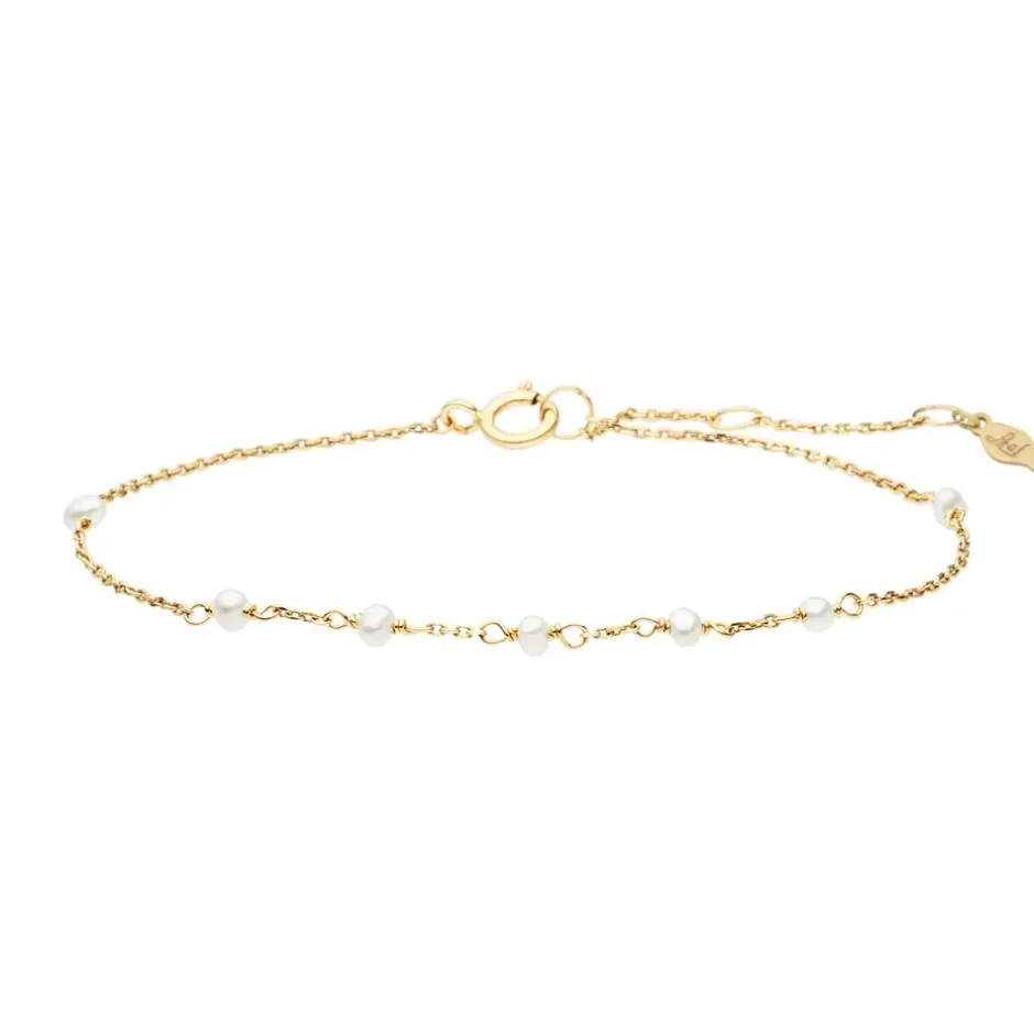 armkette_white_pearls__ka_1-1.webp Armkette White Pearls, 14 Karat Gelbgold-LEAF Sale