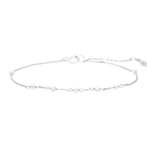 Armkette White Pearls, 14 Karat Weißgold-LEAF Best