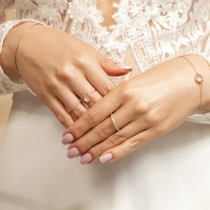 Armreif Circle mit Diamanten, 18 Karat Gelbgold-LEAF Discount