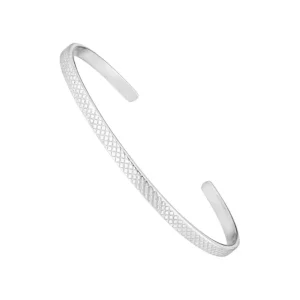 Armreif Plaid, matt, 925 Sterlingsilber-LEAF Hot
