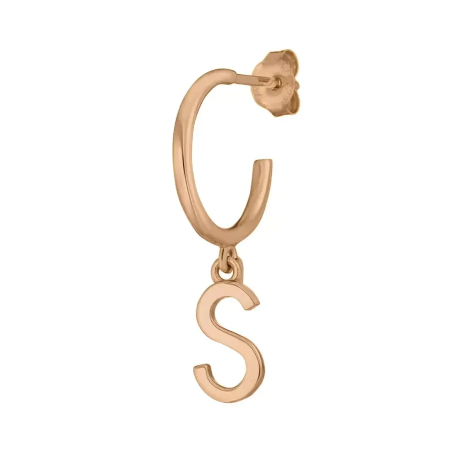 buchstaben_creole__k_rose_0.webp Buchstaben Creole, 18 K Rosegold vergoldet, B-LEAF Discount