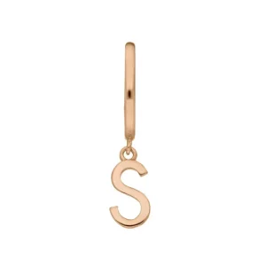 Buchstaben Creole, 18 K Rosegold vergoldet, B-LEAF Discount