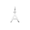 Buchstabenanhänger, 925 Sterlingsilber, A-LEAF New