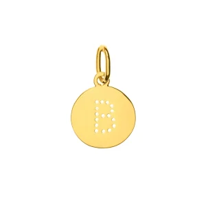 Buchstaben-Charm, 18 K Gelbgold vergoldet, B-LEAF Online