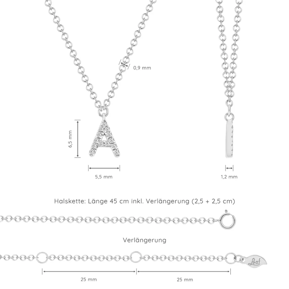 buchstabenketten__karat_w_3.webp Buchstabenketten, 14 Karat mit Diamanten-LEAF Clearance