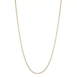 Choker Snake, 43 cm, 18 Karat Rosegold vergoldet-LEAF Online