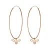 Creole Bee Happy, 18 K Rosegold vergoldet-LEAF Sale