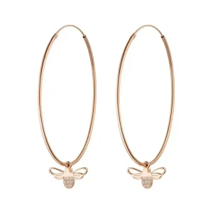 Creole Bee Happy, 18 K Rosegold vergoldet-LEAF Sale