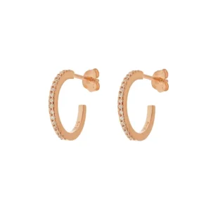Creole Circle of Life, mini, 18 K Rosegold vergoldet-LEAF New