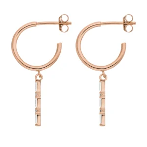 Creole ICE CUBE, 18 K Rosegold vergoldet-LEAF Clearance