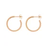 Creole Kugelring, 20mm, 18 K Rosegold vergoldet-LEAF Discount