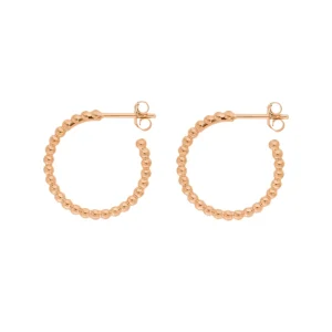 Creole Kugelring, 20mm, 18 K Rosegold vergoldet-LEAF Discount