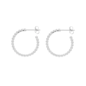 Creole Kugelring, 20mm, 925 Sterlingsilber-LEAF Outlet