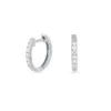 Creole mit Diamanten, 18 Karat-LEAF Outlet