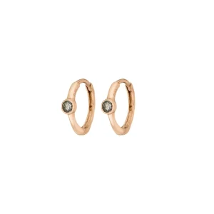 Creole One Gem, Labradorit, 18 K Rosegold vergoldet-LEAF Outlet