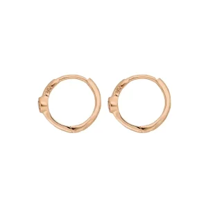 Creole One Gem, Rosenquarz, 18 K Rosegold vergoldet-LEAF Clearance